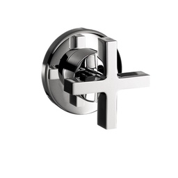 [HAN-39967001] Hansgrohe 39967001 Axor Citterio Volume Control Trim With Cross Handle Chrome