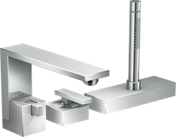 [HAN-46431001] Hansgrohe 46431001 3Hole Roman Tub Trim With 1.75 Gpm Handshower, Diamond Cut