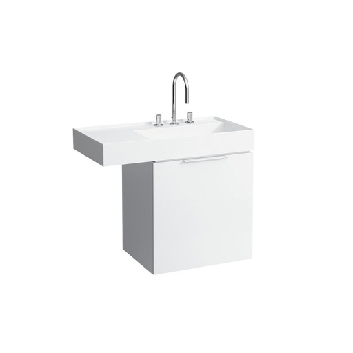 [LAU-H4075510336311] << Laufen H4075510336311 Vanity Unit With One Drawer Internal Shelf And Space Saving Siphon For Wb 8.1033.4/5