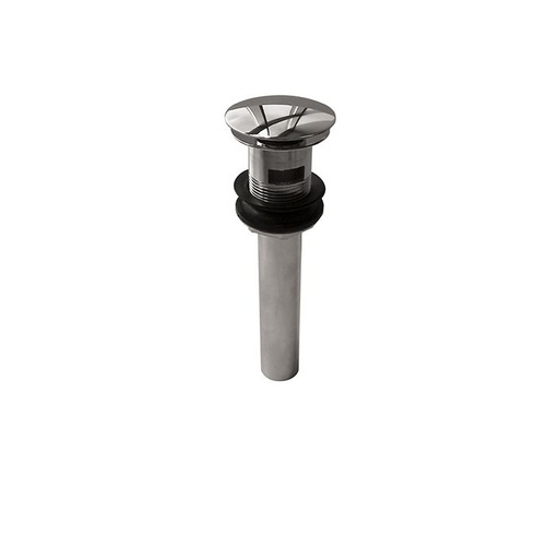 [AQB-00626BN] Aquabrass 626 Drains & P Traps 1 1/4 Round Press Pop Up Drain Brushed Nickel