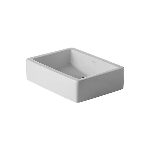 [DUR-04555000001] Duravit 045550 Vero Washbowl Without Faucet Hole White WonderGliss