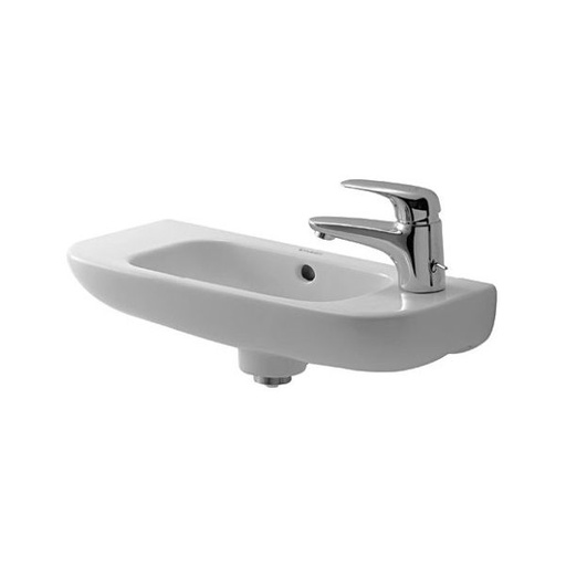 [DUR-07065000082] Duravit 070650 D Code Handrinse Basin Faucet Hole Right White