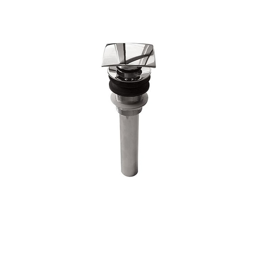 [AQB-00629BN] Aquabrass 629 Drains & P Traps 11/4 Square Press Pop Up Drain Brushed Nickel