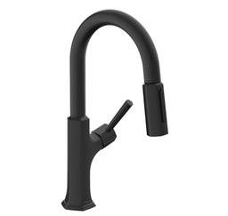 [HAN-04853670] Hansgrohe 04853670 Locarno Prep Kitchen Faucet Matte Black