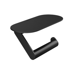 [HAN-27928670] Hansgrohe 27928670 WallStoris Toilet Paper Holder with Shelf Matte Black