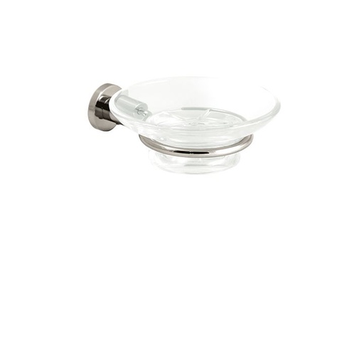 [AQB-04501BN] Aquabrass 4501 Serie 4500 Wallmount Soap Dish Brushed Nickel