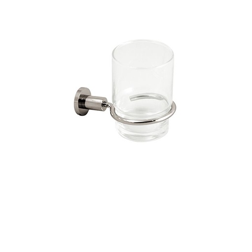 [AQB-04502BN] Aquabrass 4502 Serie 4500 Wallmount Tumbler Holder Brushed Nickel