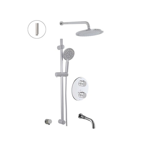 [ALT-9148301] ALT 91483 Thermostatic Shower System 3 Functions Chrome