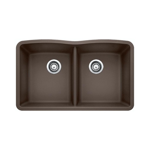 [BLA-400322] Blanco 400322 Diamond U 2 Double Undermount Kitchen Sink