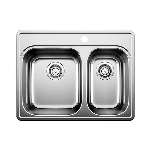 [BLA-401001] Blanco 401001 Essential 1 1/2 Single Hole Double Kitchen Sink