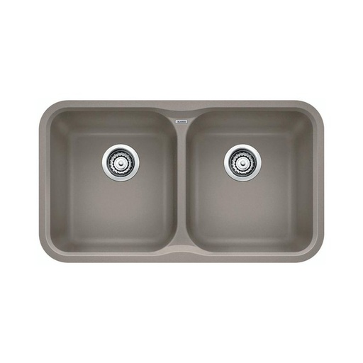 [BLA-401144] Blanco 401144 Vision U 2 Double Undermount Kitchen Sink