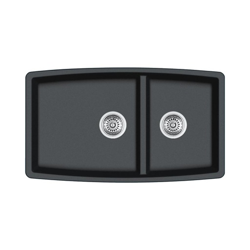 [BLA-401185] Blanco 401185 Performa U 1 3/4 Low Divide Double Undermount Kitchen Sink Anthracite