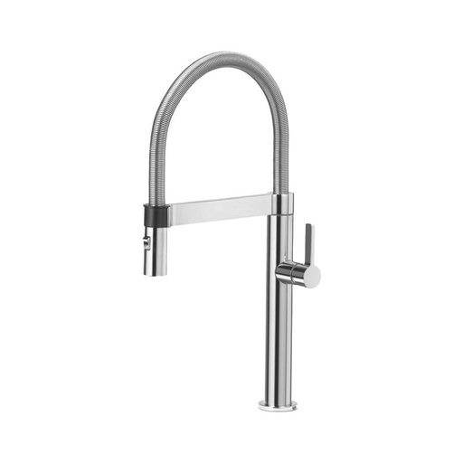 [BLA-401568] Blanco 401568 Blancoculina Mini Pull Down Dual Spray Kitchen Faucet Classic Steel