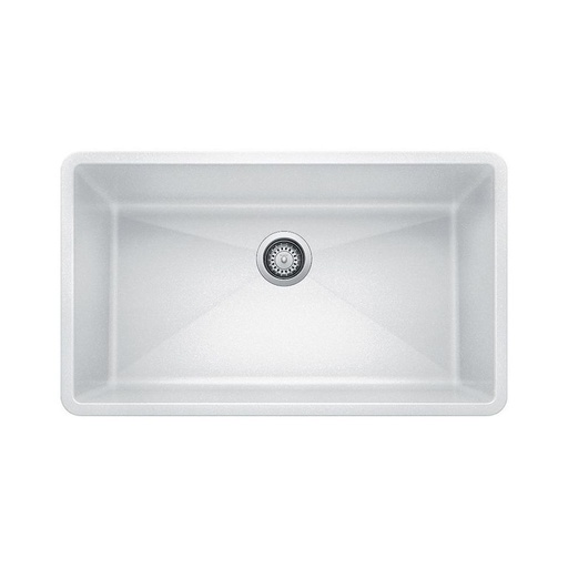 [BLA-401820] Blanco 401820 Precis U Super Single Undermount Kitchen Sink White