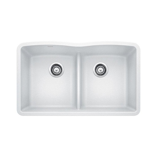 [BLA-401838] Blanco 401838 Diamond U 2 Low Divide Double Undermount Kitchen Sink