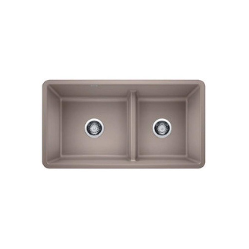 [BLA-402069] Blanco 402069 Precis U 1 3/4 Low Divide Double Sink Truffle